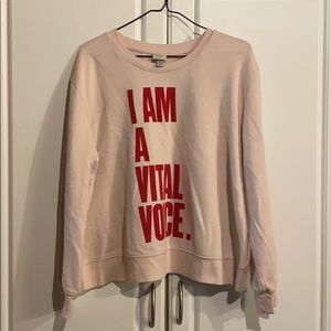 Pink “I am a vital voice.” Hoodie